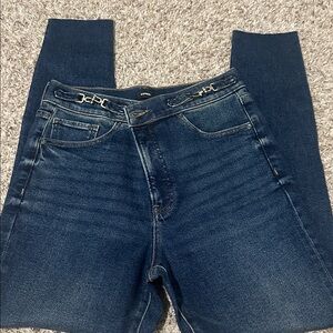 Express Dark Blue Skinny Jeans